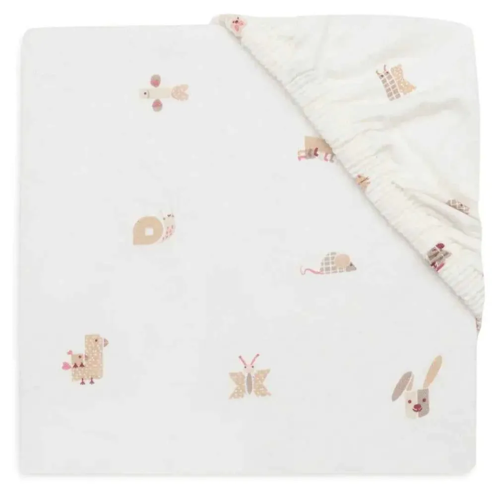 Jollein® Plahta s gumicom 70/75x140/150cm Animal Friends