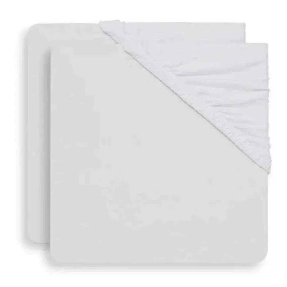 Jollein® Plahta s gumicom 2 komada 40/50x80/90 White