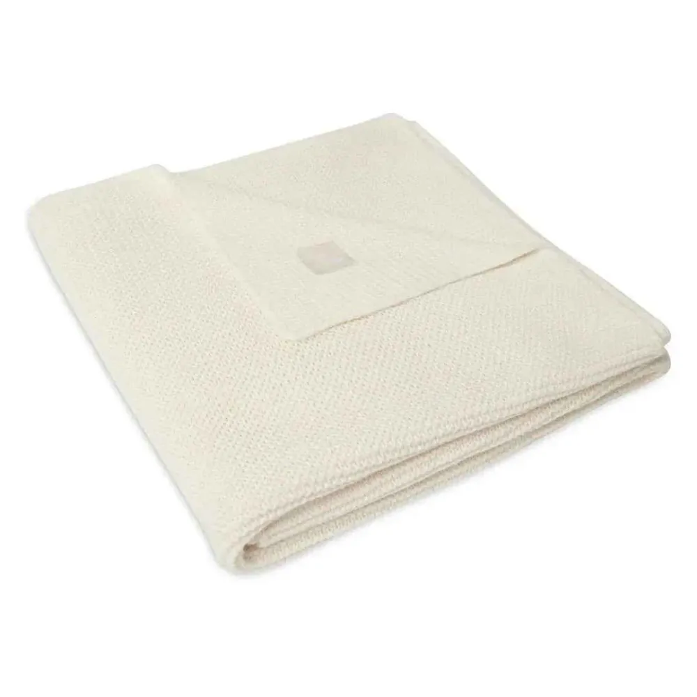 Jollein® Pletena dekica Basic Knit Ivory 75x100