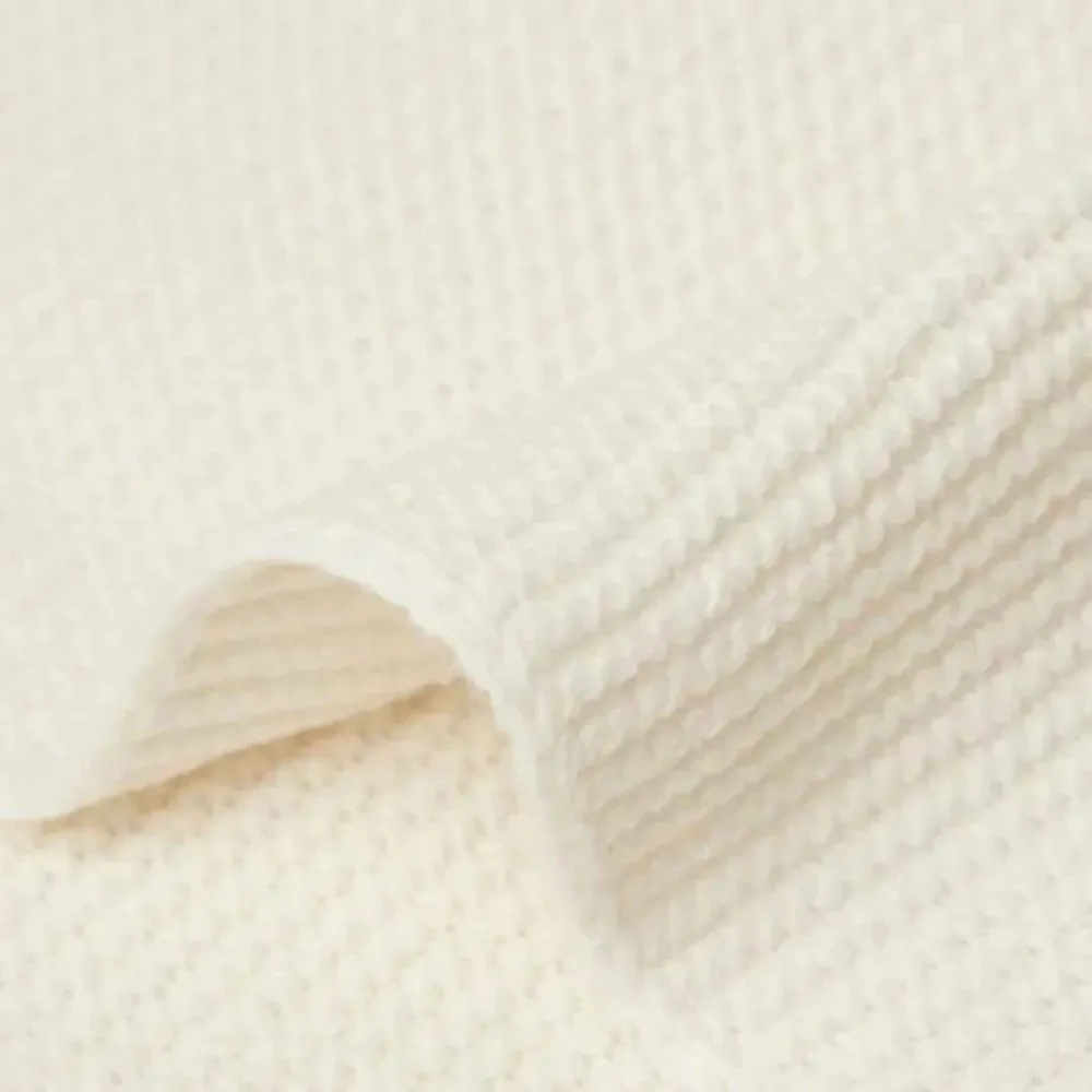 Jollein® Pletena dekica Basic Knit Ivory 75x100