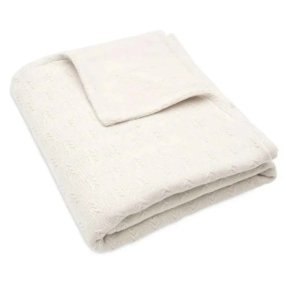 Jollein® Pletena Dekica Grain Knit Oatmeal/Velvet 100x150