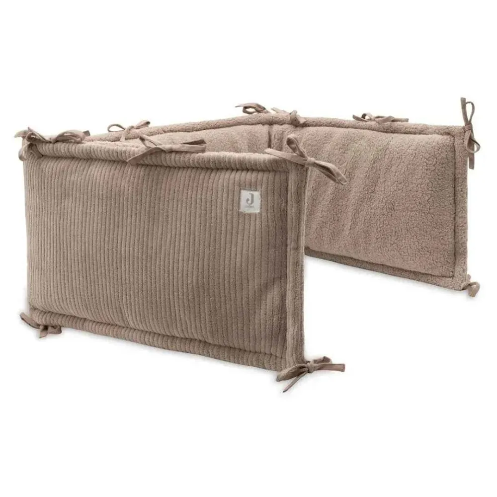 Jollein® Zaštitna obruba za krevetić Cloudy Rib 180x30 Milky Coffee