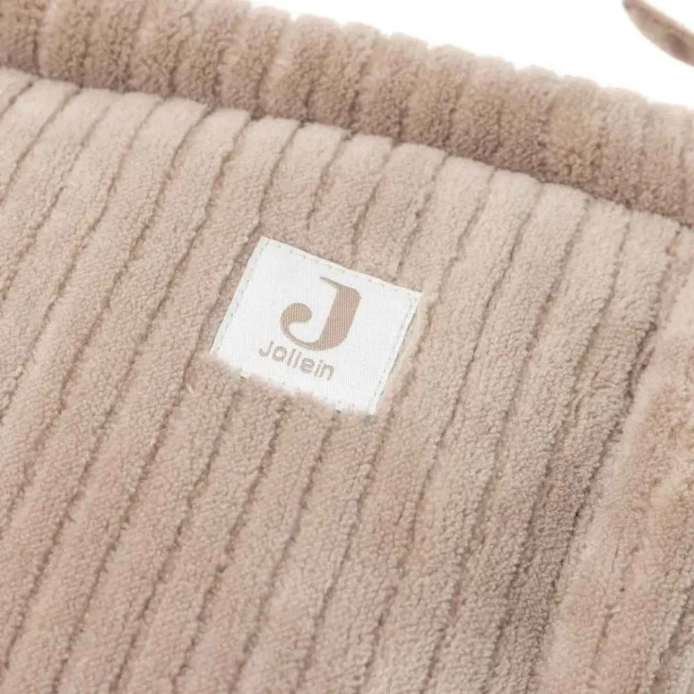 Jollein® Zaštitna obruba za krevetić Cloudy Rib 180x30 Milky Coffee