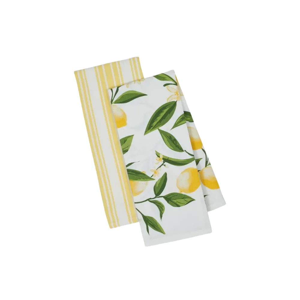 Lemon Bliss Dishtowel Set 2