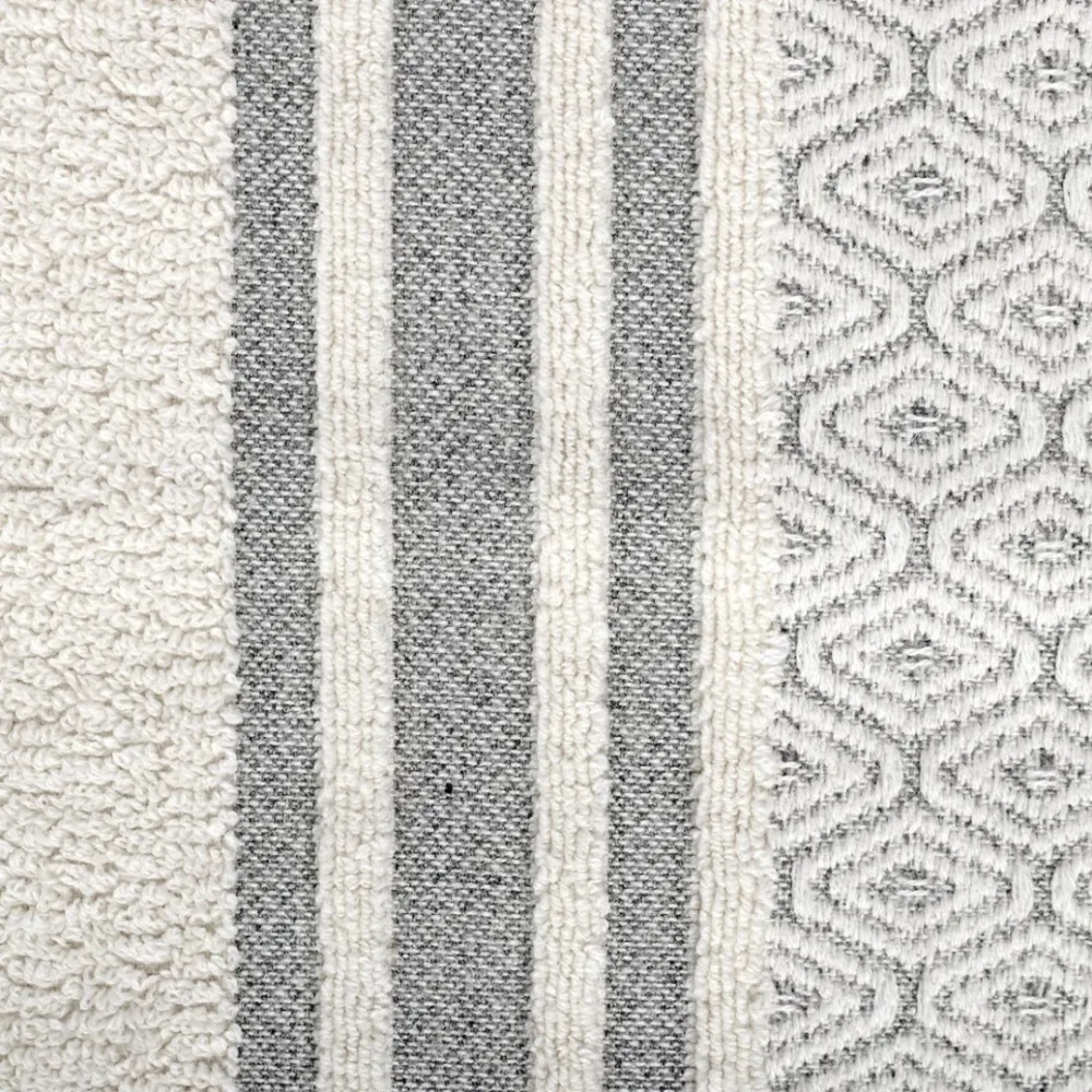 Lisbon Hand Towel Grey- Natural