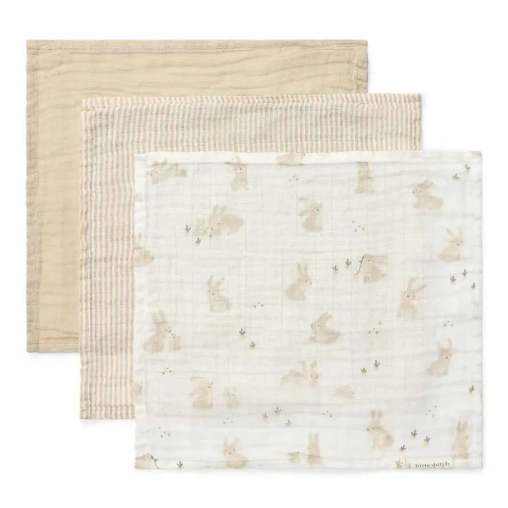 Little Dutch® Set krpica za lice Baby Bunny 25x25
