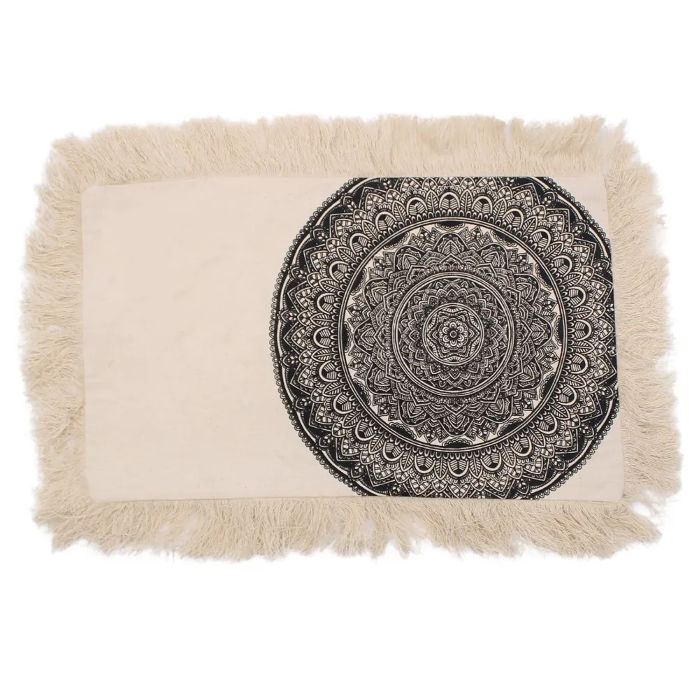 Mandala jastuk crni 30x50cm