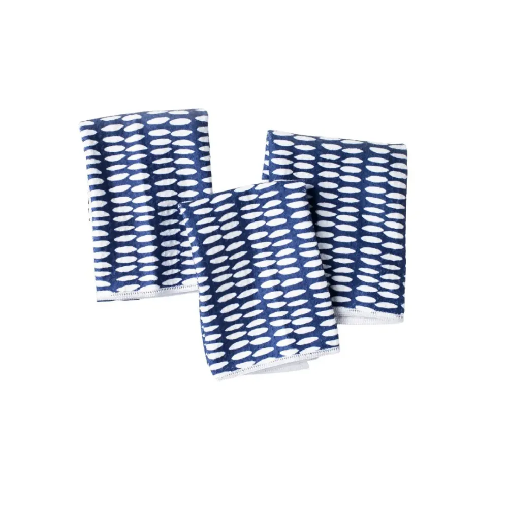 Mighty Mini Towel (Set 3) - Beans Navy
