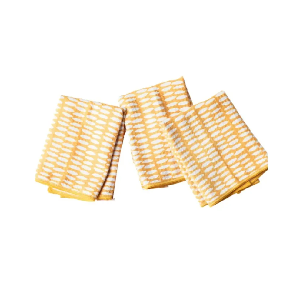 Mighty Mini Towel (Set 3) - Beans Yellow