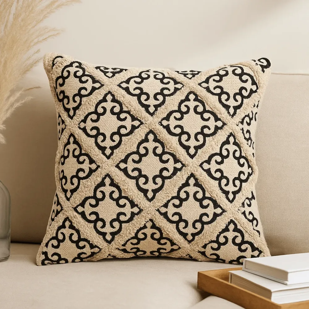 Navlaka za jastuk boho geometrijski pamuk 45x45 cm