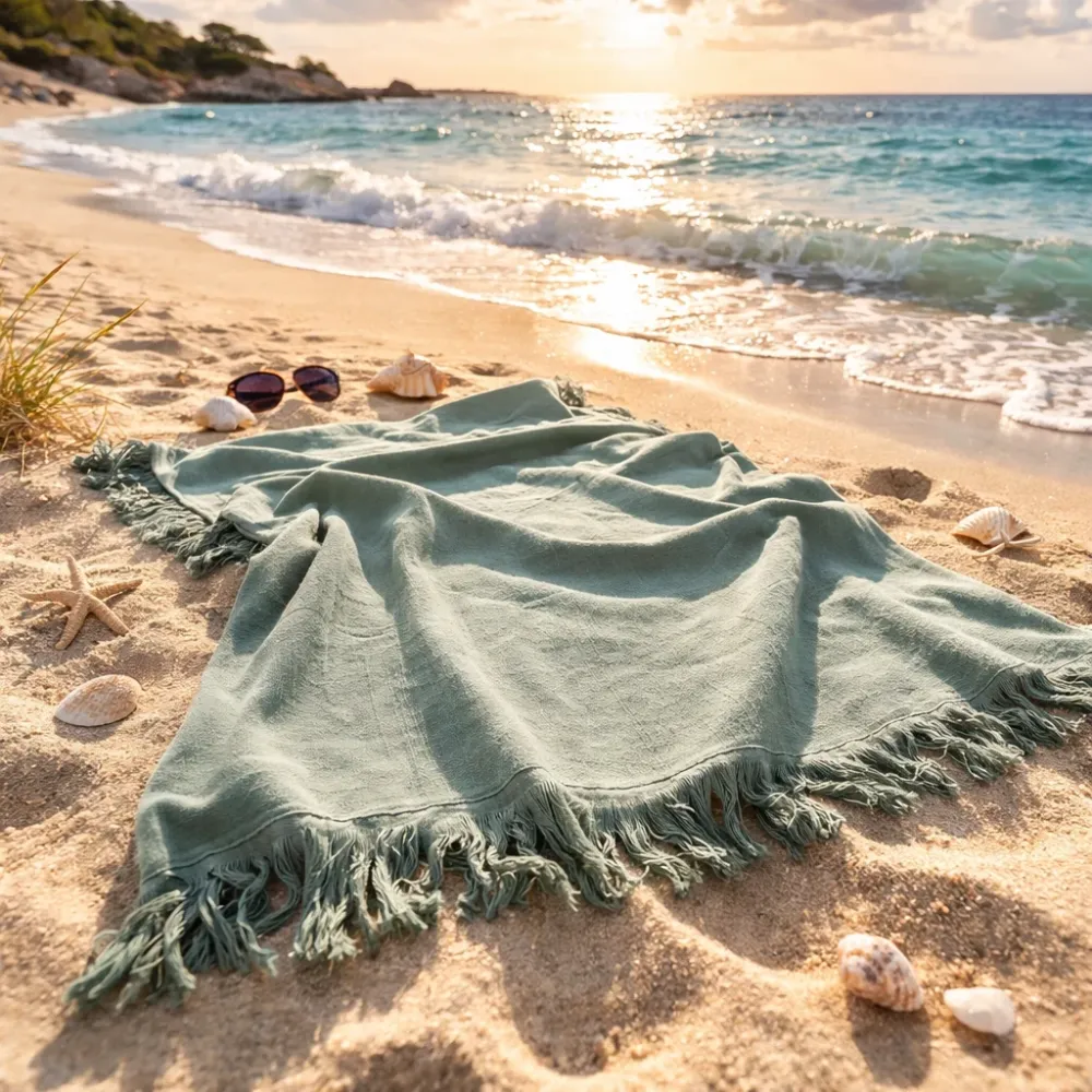 Ručnik za plažu sa frotirnom stranom 2+1 gratis ( 3 boje )