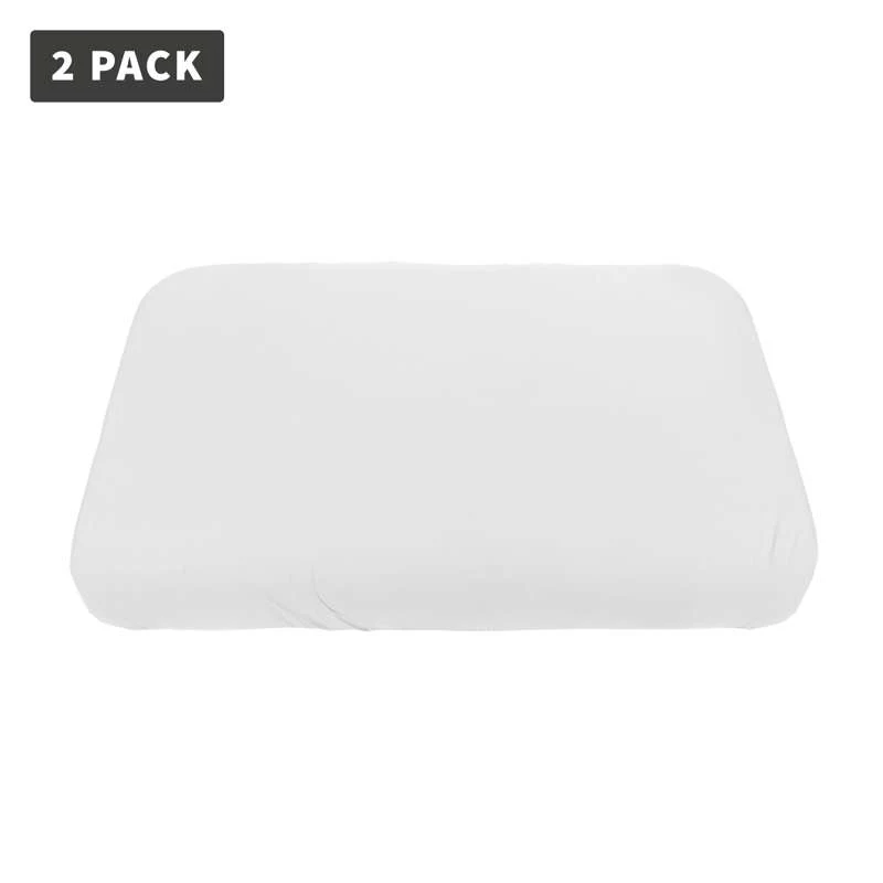Sebra Jersey Lagen - 70x120 cm. - Beba - 2-pak - Bijela