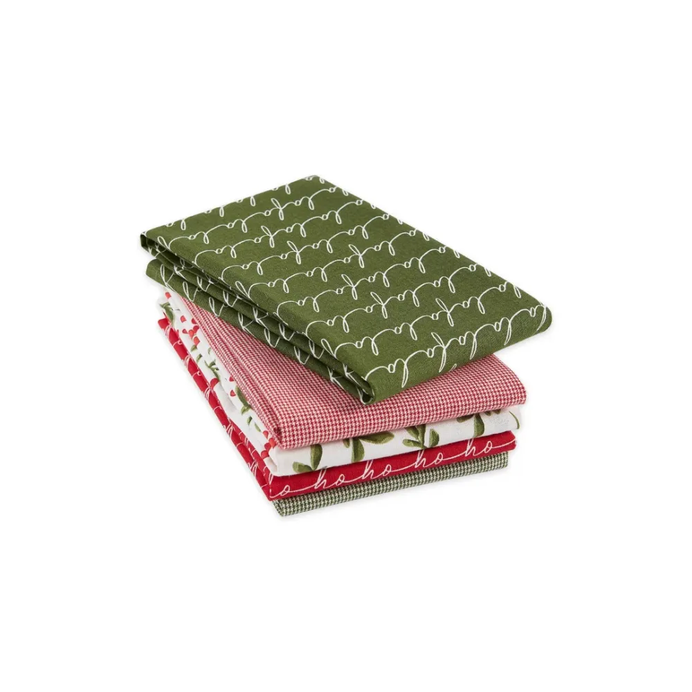 Under Mistletoe Dishtowel