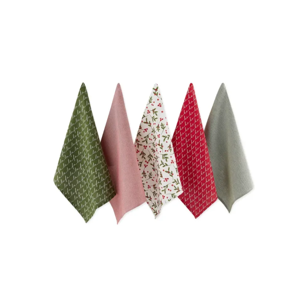 Under Mistletoe Dishtowel