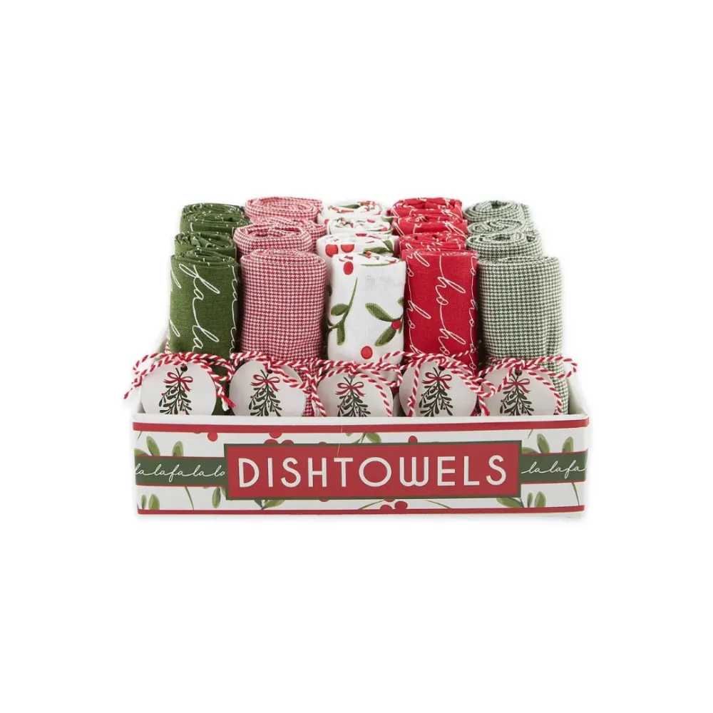 Under Mistletoe Dishtowel