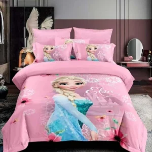 Decija Posteljina Elza Frozen Roze 3 Dela