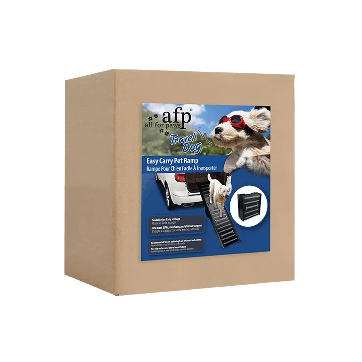 ALL PAWS Travel Dog Rampa za pse, s 4 gazišta, sklopiva, 157x42x15cm