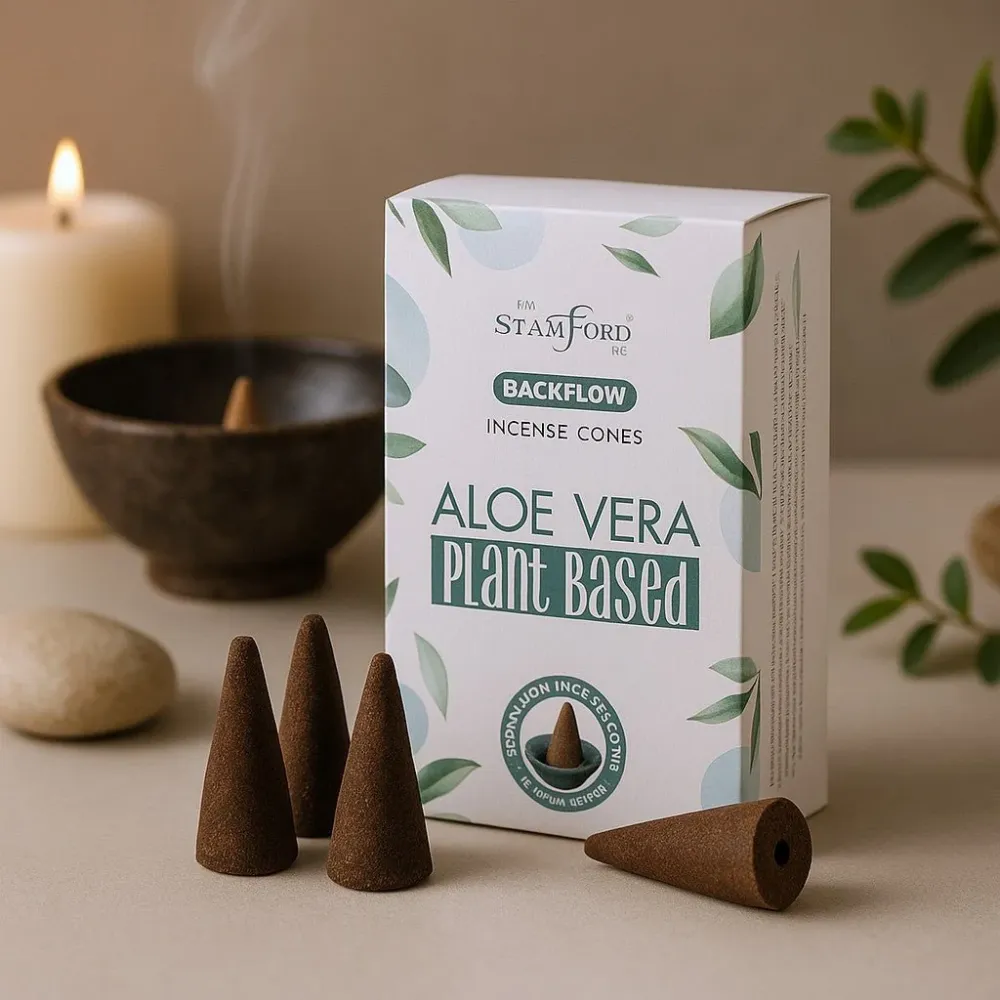 Konusi tamjana za povratni tok Aloe Vera 12 komada
