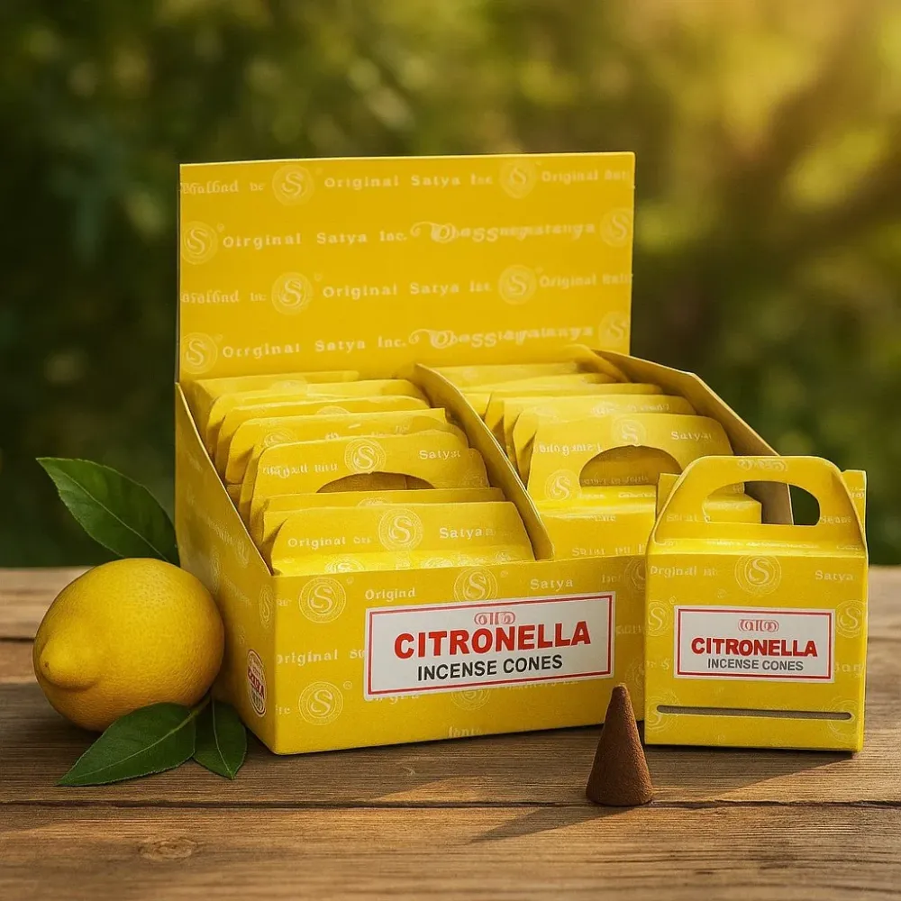 Konusi tamjana za povratni tok Citronela 24 komada Satya