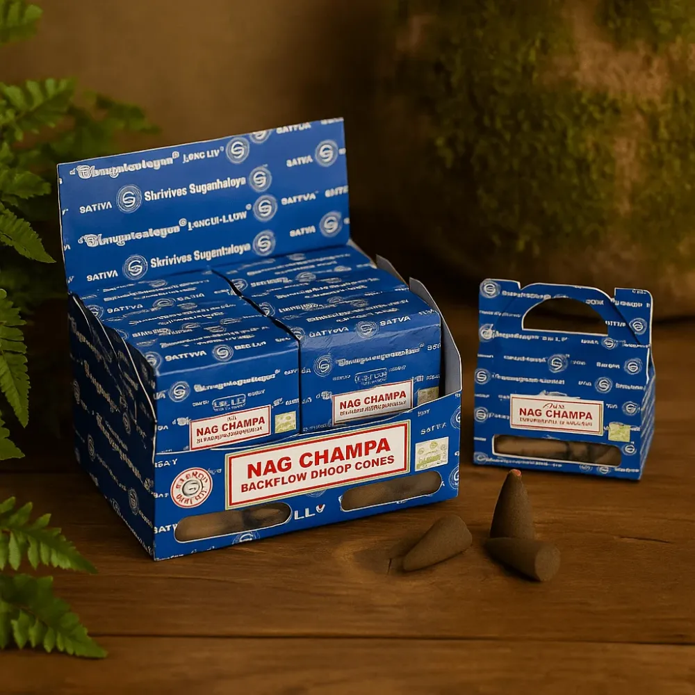 Konusi tamjana za povratni tok Nag Champa 24 komada Satya