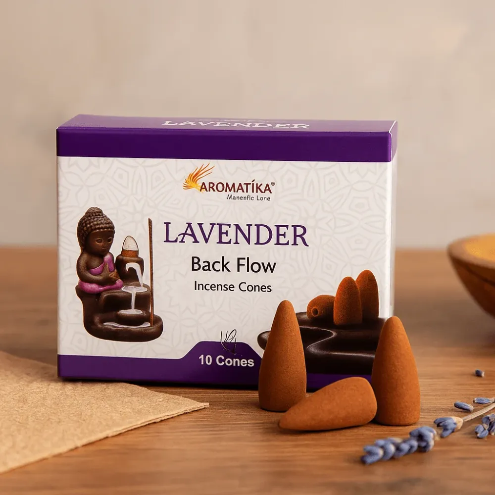 Lavanda konusi tamjana za povratni tok 10 komada