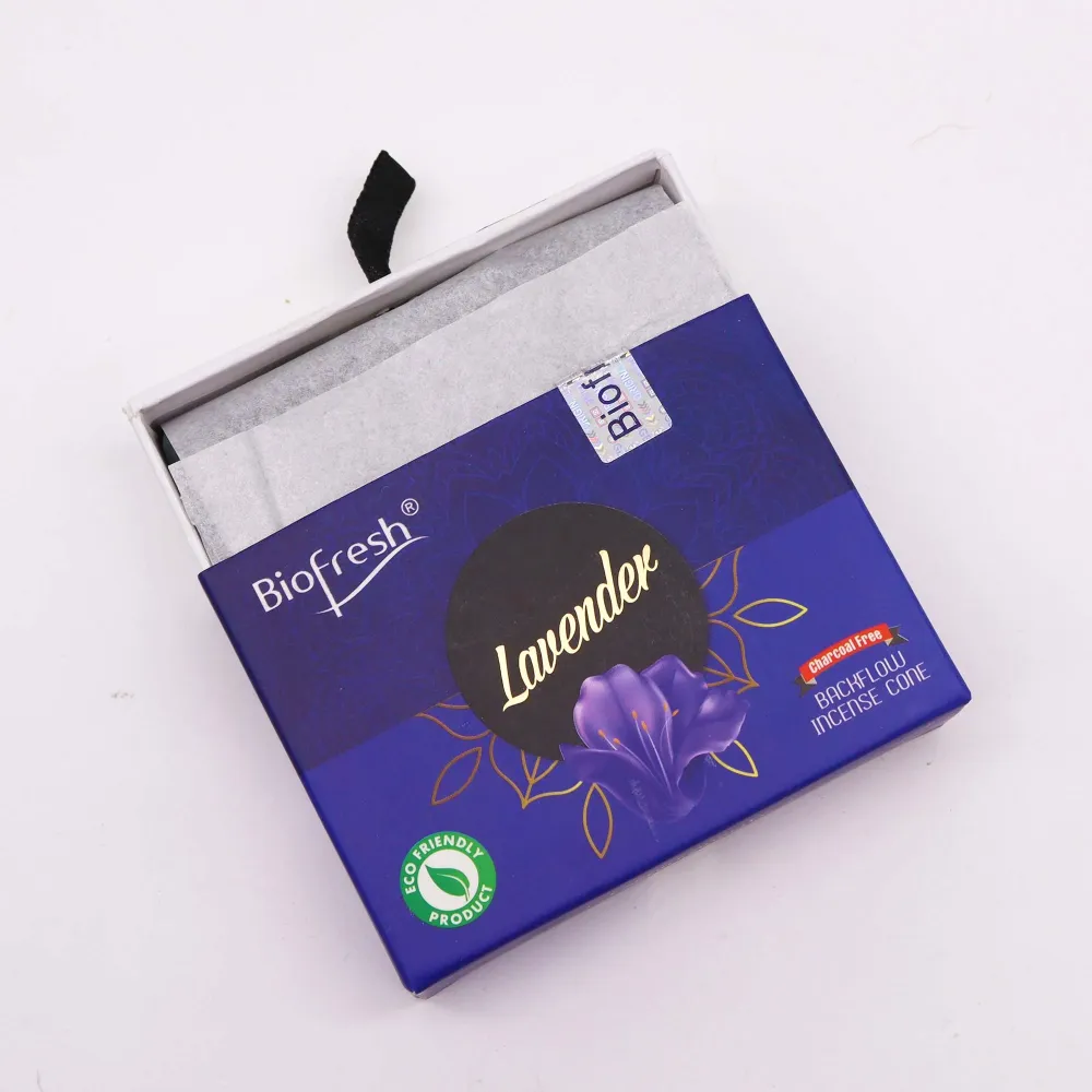 Lavanda ugljično bez dimni konusi tamjana za povratni tok 40 komada