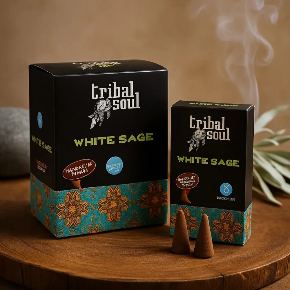 Povratni dim štapići bijeli kadulja Tribal Soul