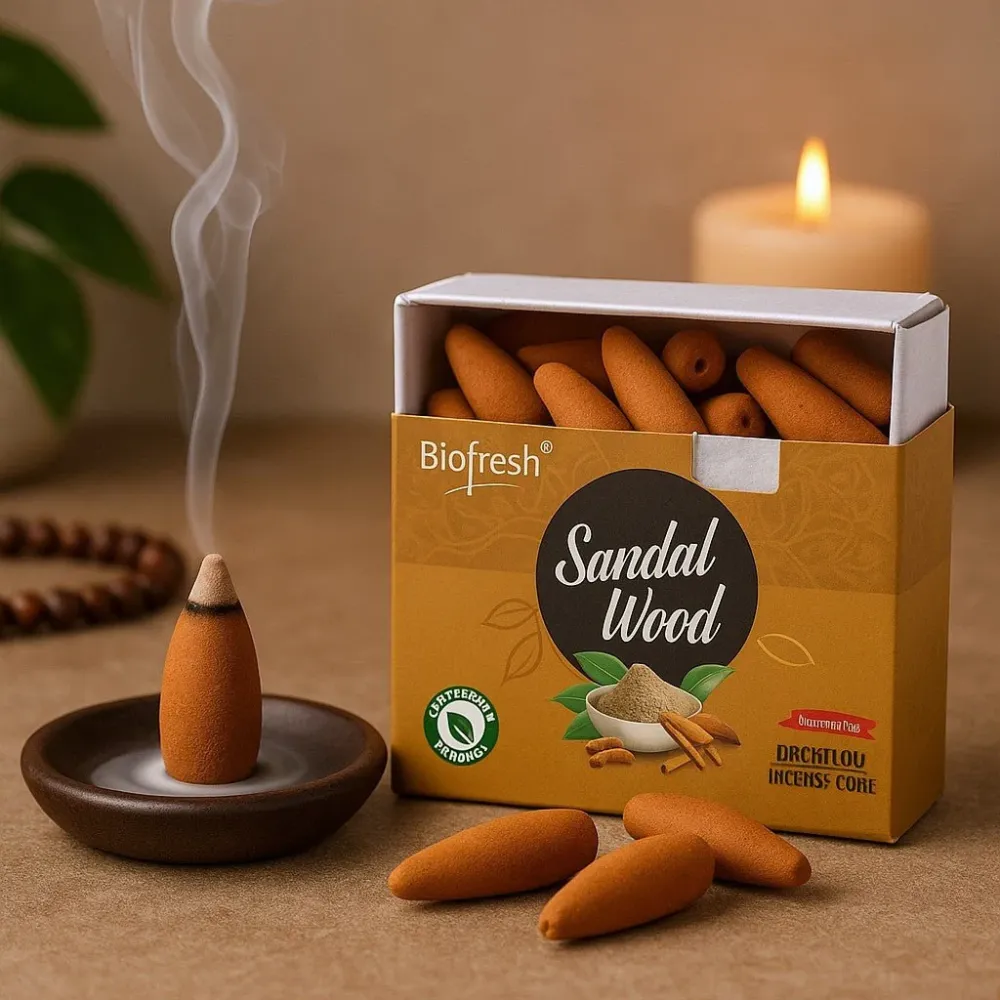 Sandalovina konusi za povratni dim 40 komada Biofresh