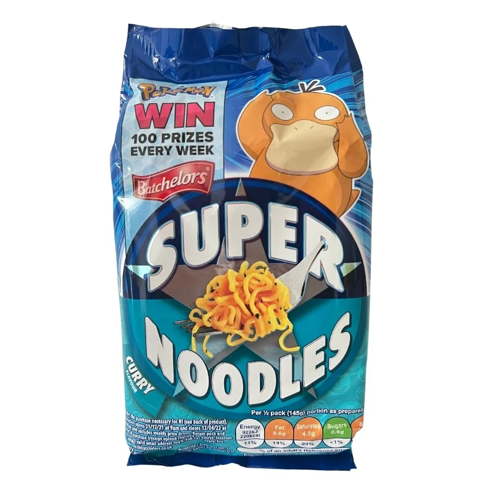 Batchelor Super Noodles Curry, curry rezanci od 90g