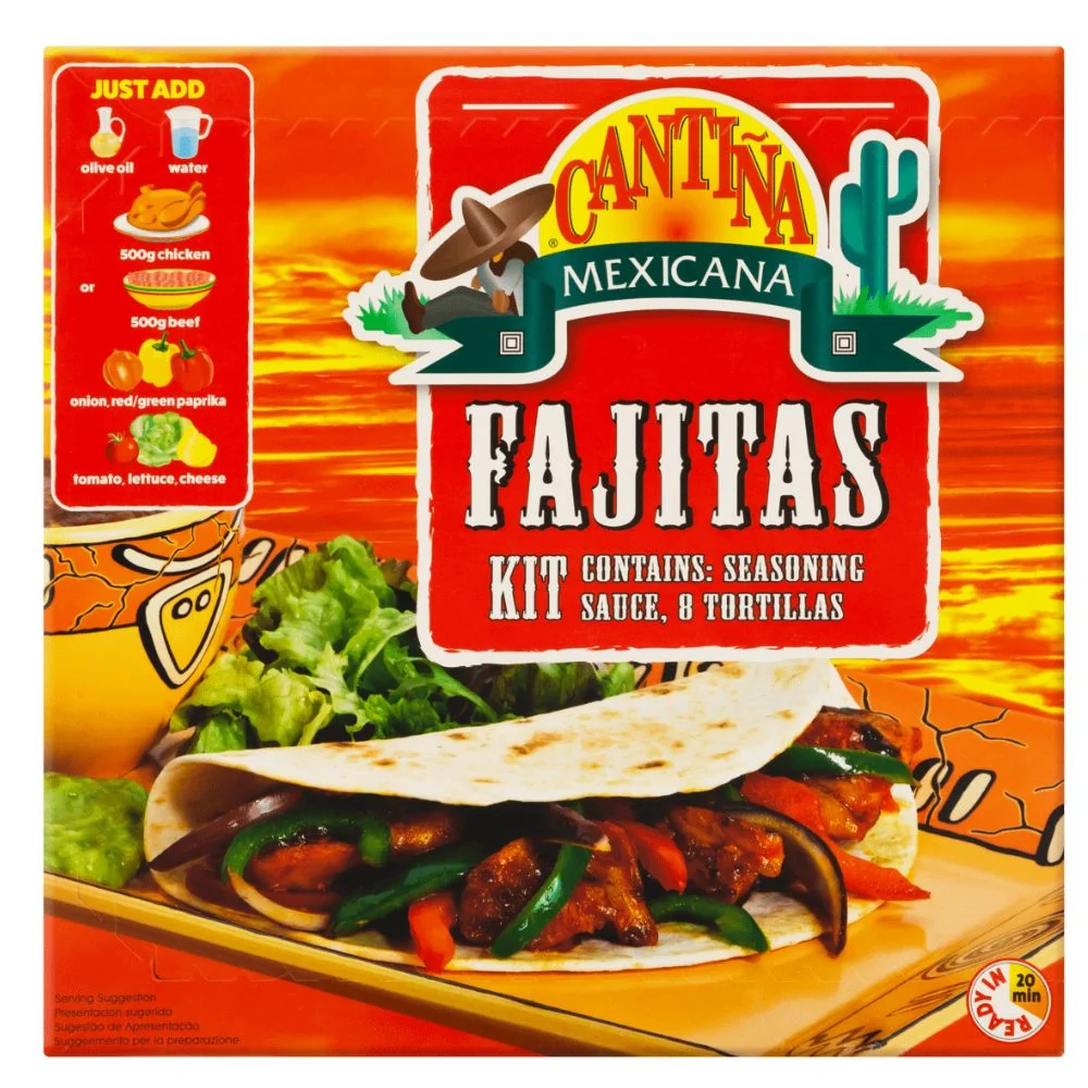 Cantina Mexicana Fajitas Kit, komplet za fajitas od 525g