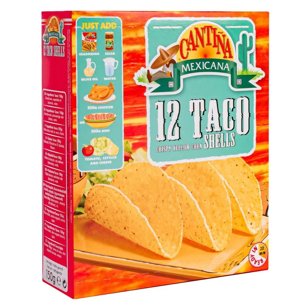 Cantina Mexicana Taco Shells, 12 tacosa od 150g