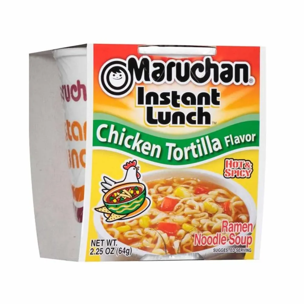 Maruchan Chicken Tortilla, pakiranje ramena s okusom pileće tortilje od 64g