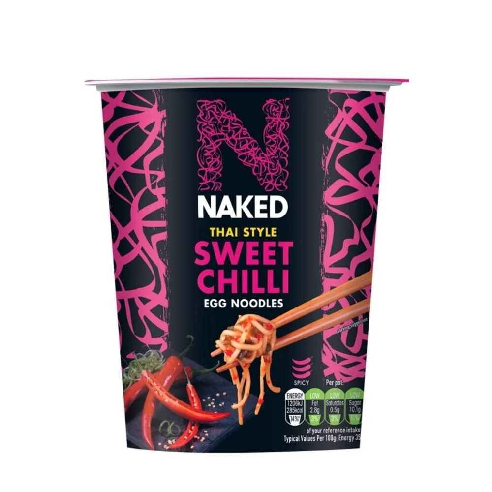 Naked Thai Sweet Chilli Egg Noodles, rezanci s jajima s ljutim umakom od 78g