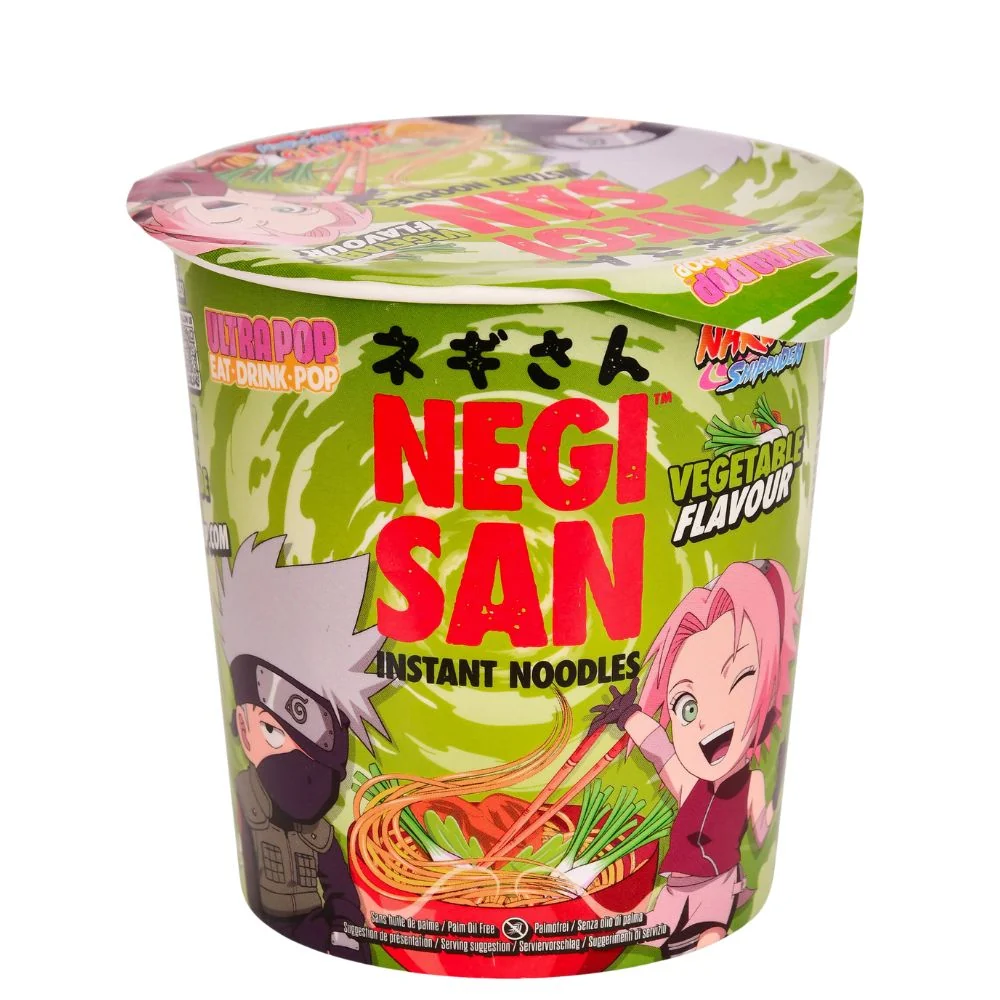 Naruto Ultra Pop Instant Noodles Povrće Sakura i Kakashi, rezanci s okusom povrć od 65g