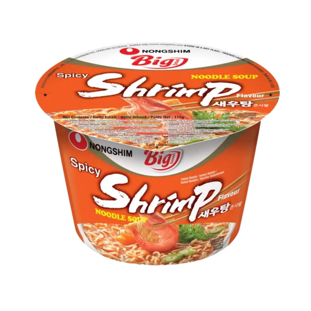 Nongshim Big Bowl Noodle Shrimp, rezanci s okusom škampa od 115 g