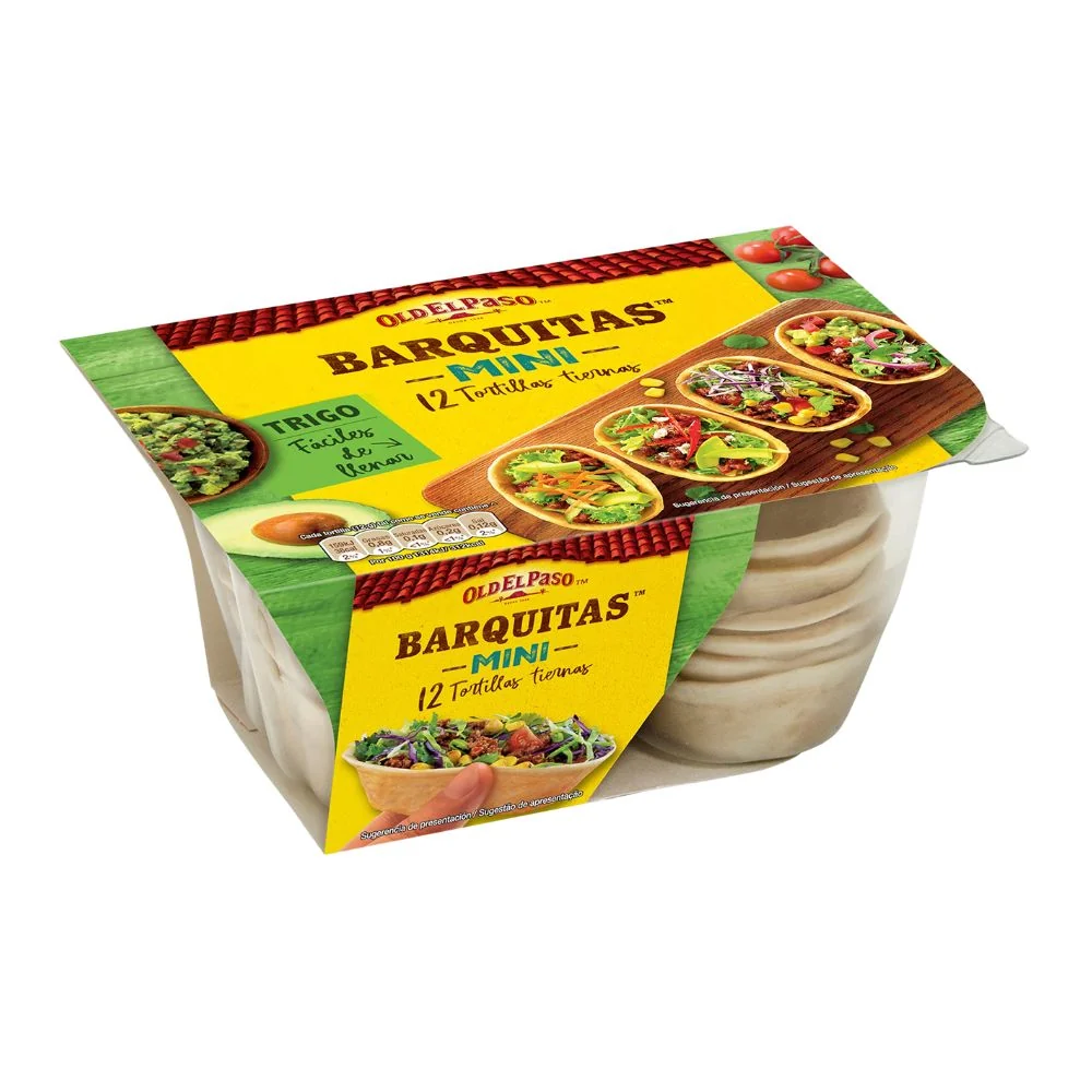 Old El Paso Mini Barquitas, pšenične tortilje od 145g