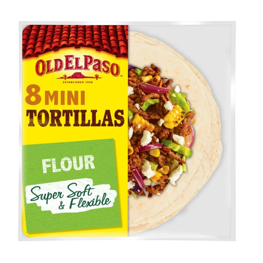 Old El Paso Mini Tortillas, 8 mini tortilja od 220g