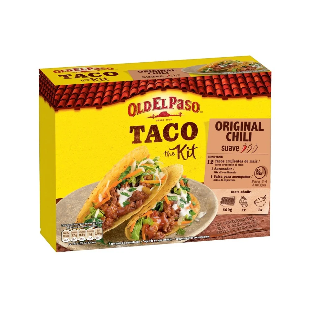 Old El Paso Taco Kit, komplet za taco s mješavinom začina od 308g