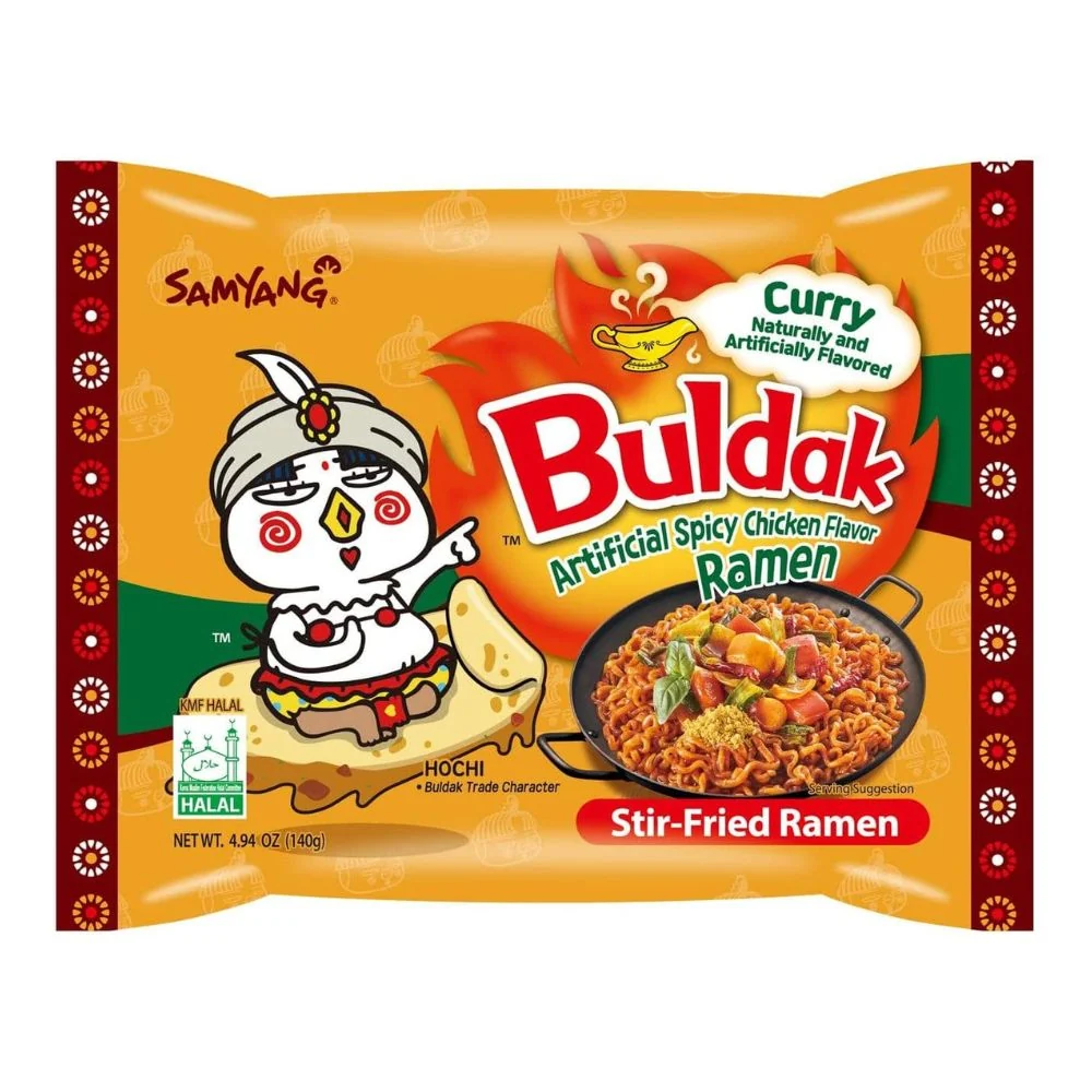 Samyang Buldak Hot Chicken Flavor Ramen Curry, rezanci s pikantnom piletinom s curryjem od 140g