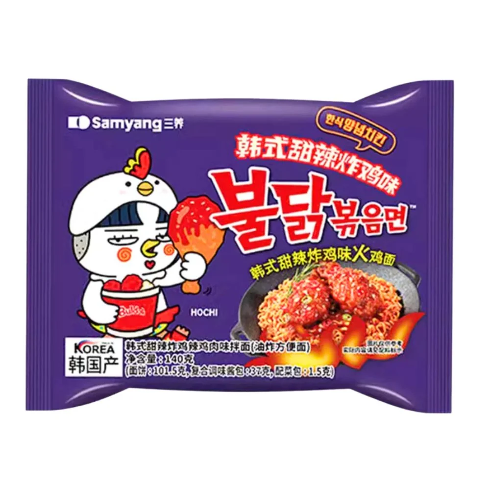 Samyang Buldak Sweet & Spicy Chicken Ramen, ljuti rezanci od 140g