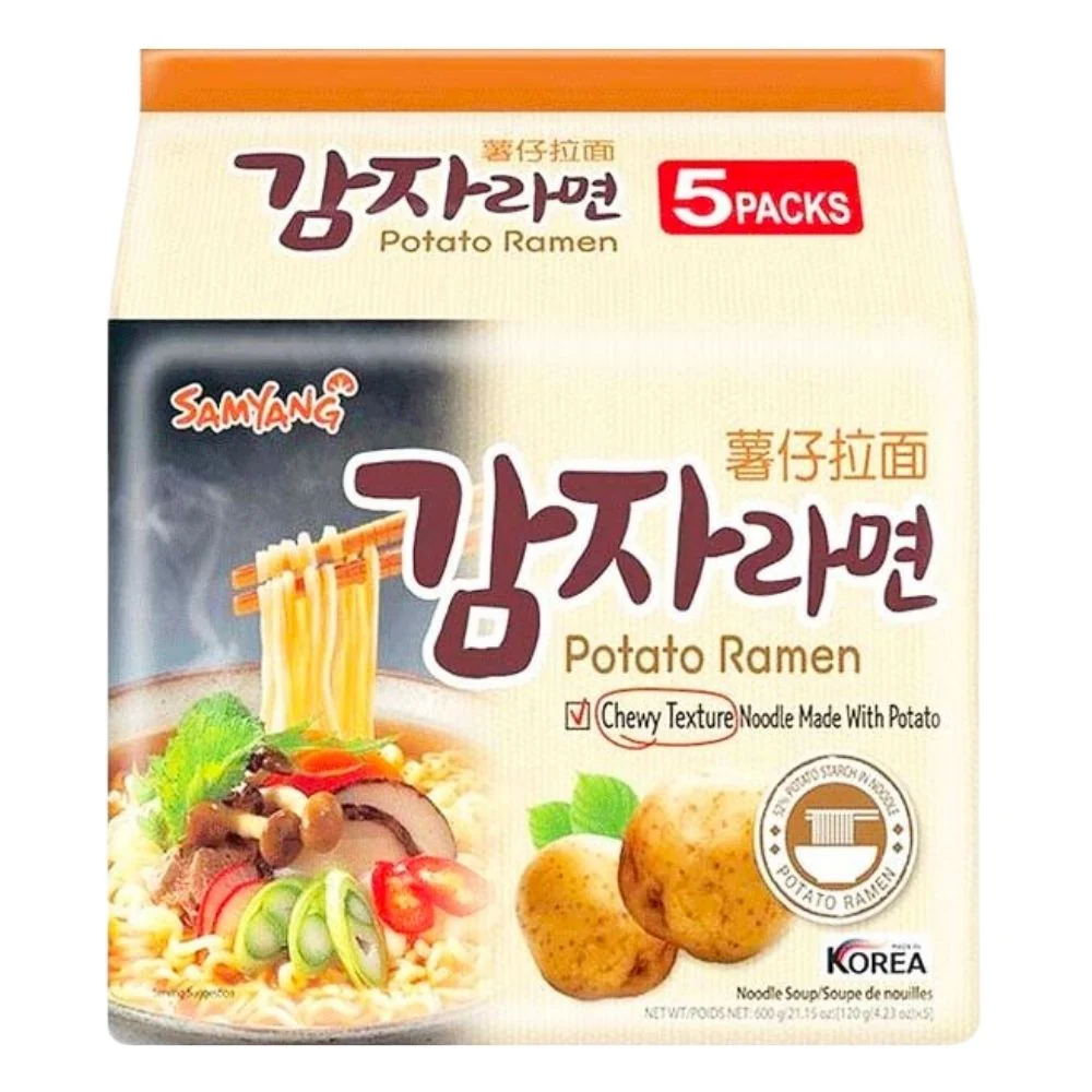 Samyang Potato Ramen, 5 porcija rezanaca od krumpira od 120g