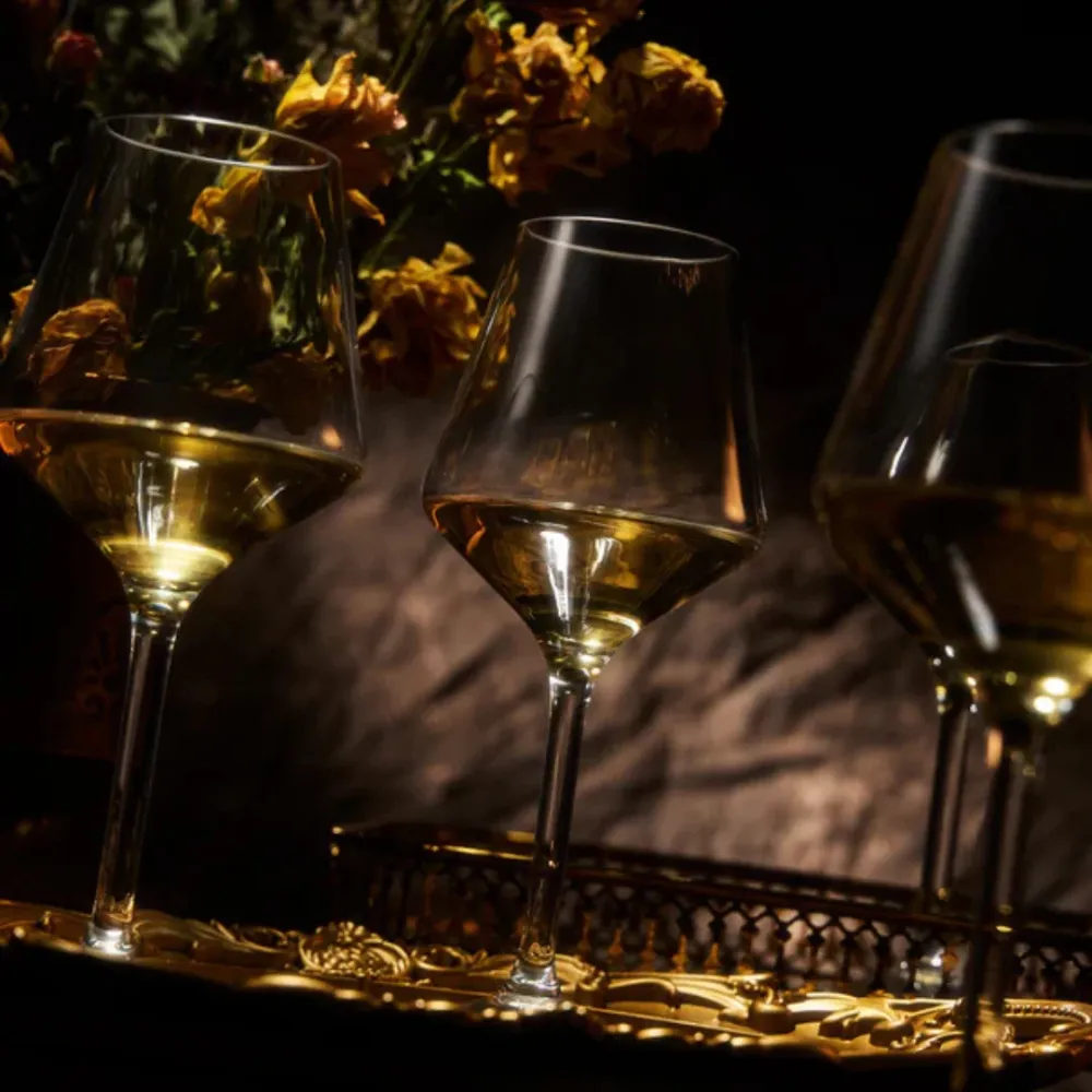 Barcelona Acrilyc Stemmed Wine Glassware Set 4