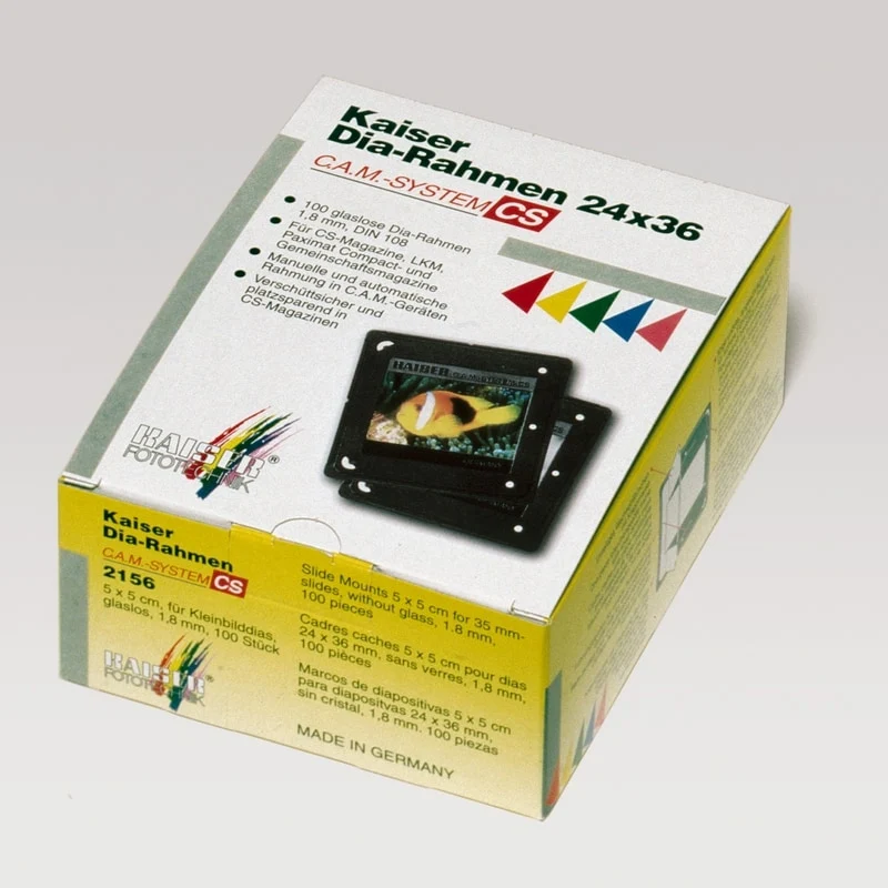 Kaiser 2156 C..M./CS Slide Mounts /dia ramice 24x36 / 100kom