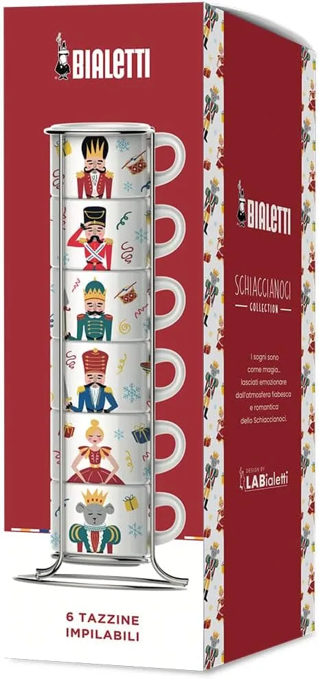BIALETTI set šalica, ORAŠAR