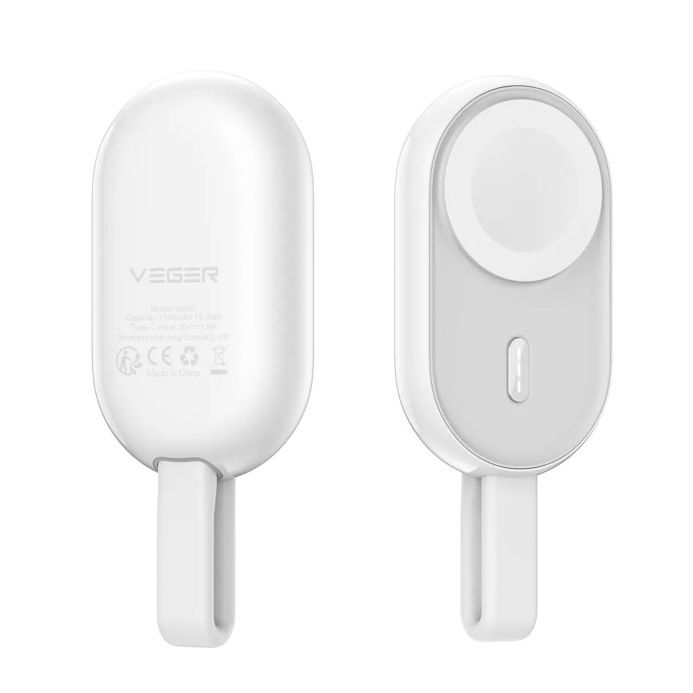 VEGER Pomme eksterna baterija (Powerbank) za sat kompatibilna sa Apple Watch 1200mAh
