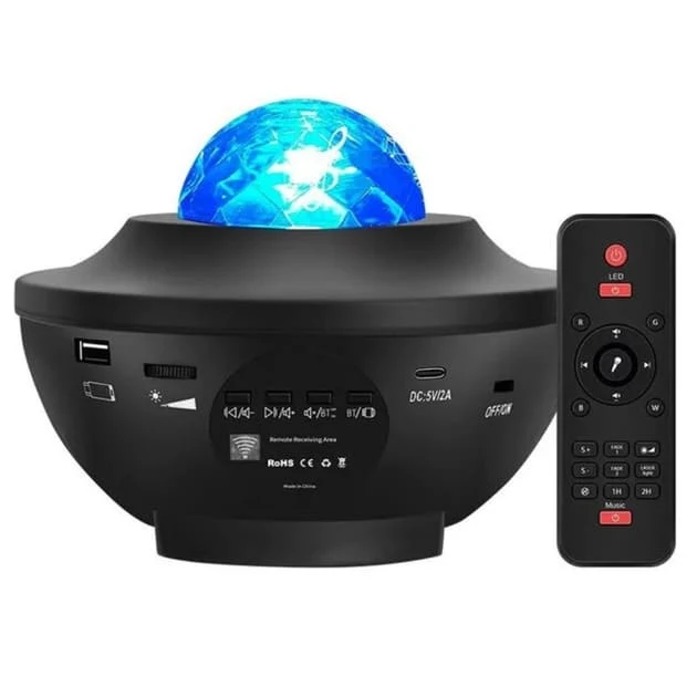 LED galakticka lampa projektor sa Bluetooth zvucnikom
