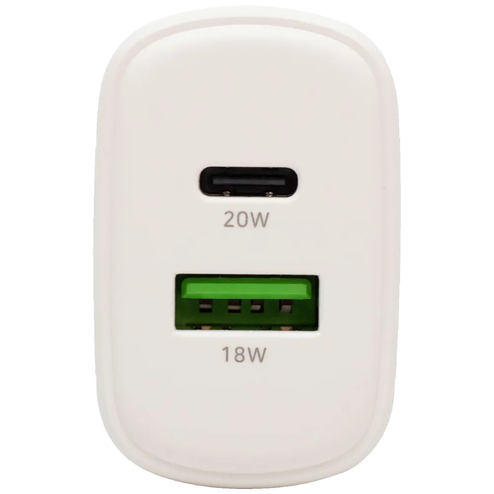 home Punjač kučni, brzi, 1 x USB-, 1 x USB-C, 20W, GaN - SA20PPS