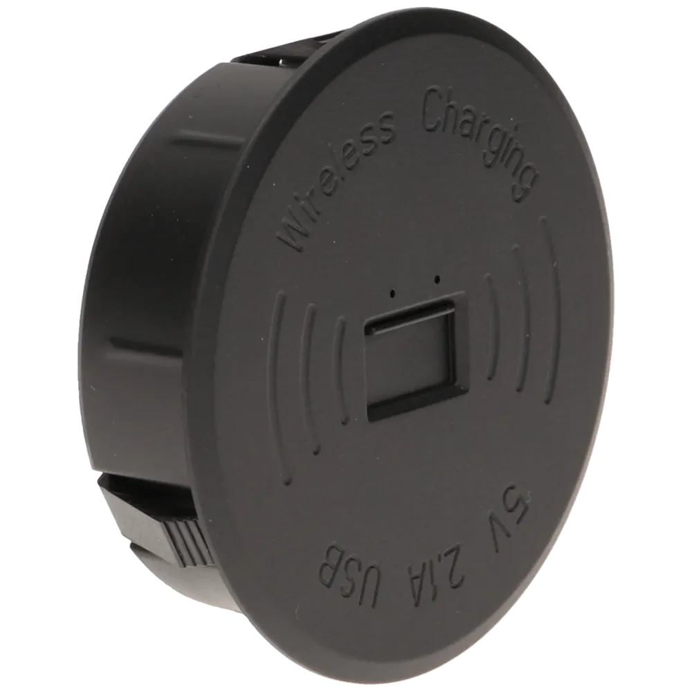 Orno Bežični punjač sa USB utorom, ugradbena - OR-AE-1367/B