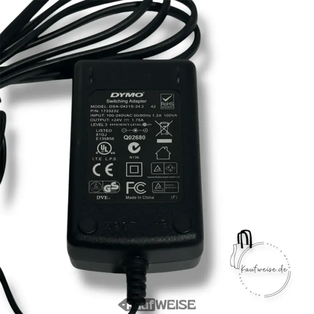Originalno Dymo napajanje 24V – za LabelWriter 450/4XL i vage | DSA-0421S-24