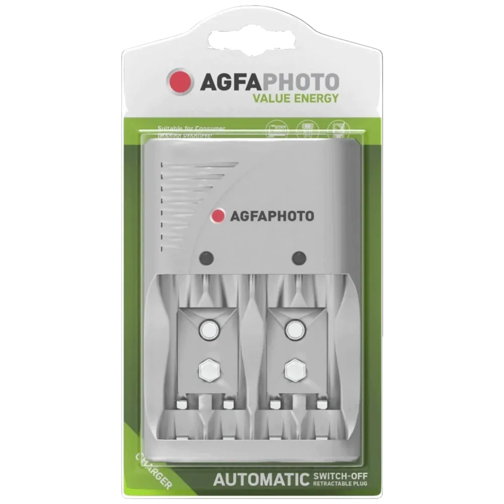 Agfa Punjač za baterije, univerzalni, AA, AAA, 9V - Photo Accu Charger Value Energy